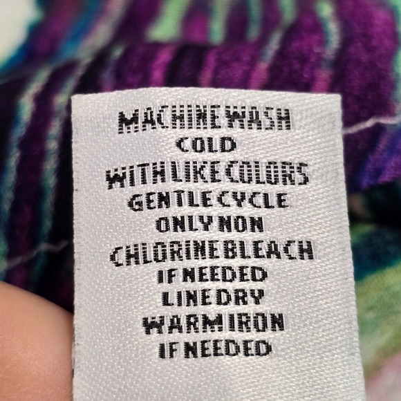 Habitat‎ Clothes Womens Shirt Small Colorful Watercolor Lightweight Coastal - Picture 7 of 12